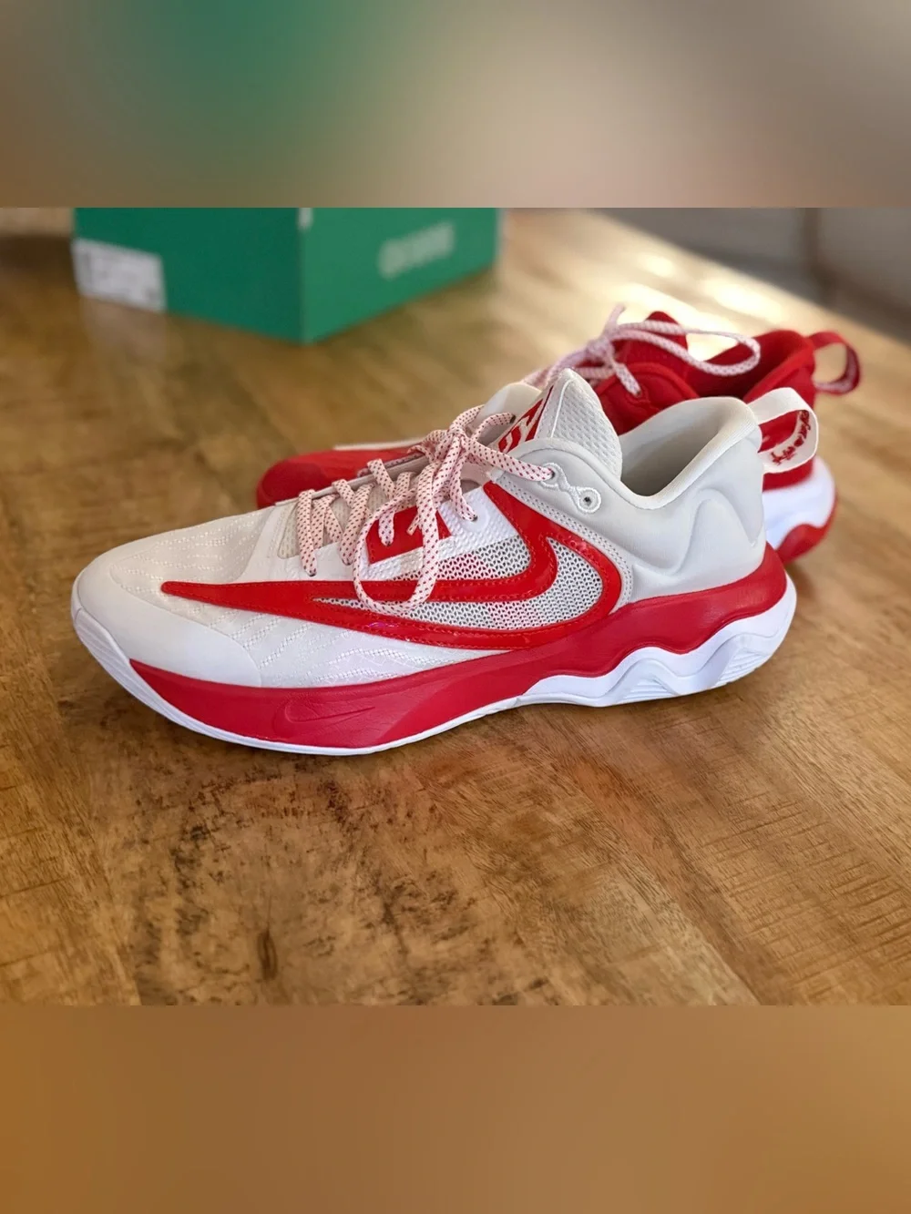 Nike Giannis Immortality 3 ASW Red White Men’s Size 9.5 Like New w/ Original Box